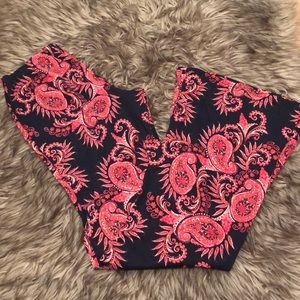 Paisley Bell Bottom Pants